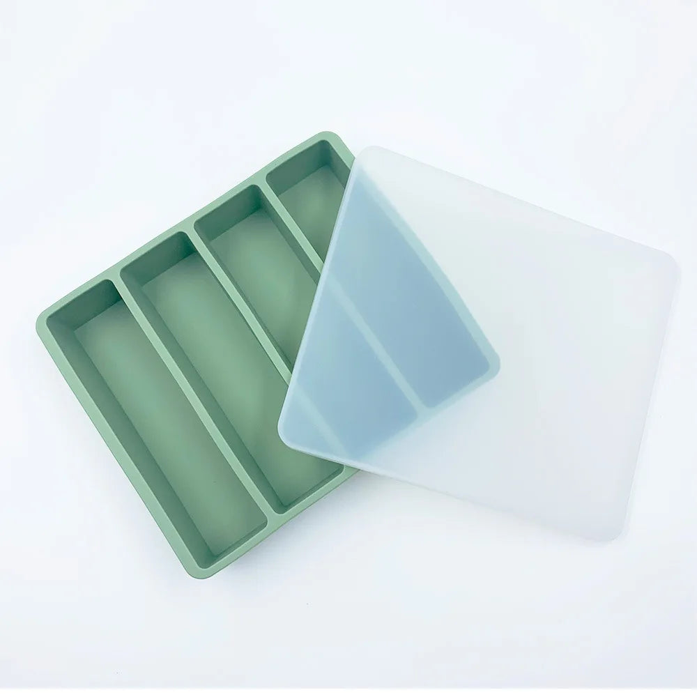 Bac silicone pour congélation alimentaire