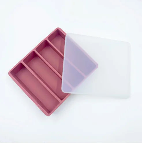 Bac silicone pour congélation alimentaire